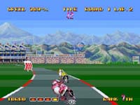 une photo d'Ã©cran de Riding Hero sur SNK Neo Geo